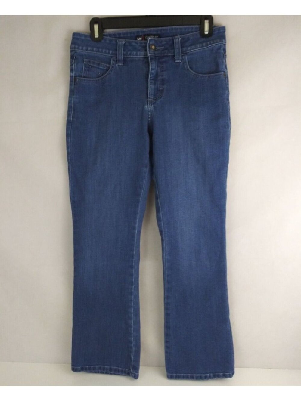 Lee Classic Fit Distressed Beaded Bootcut Women's Jeans Size 28x29